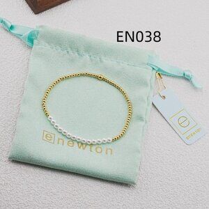 Enewton Gold Bead & Pearl Single Bracelet